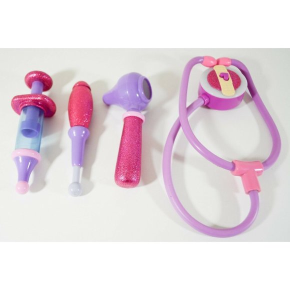 Disney Doc McStuffins Doctors Medical Kit Bag w/ 4 Medical Tools & 9" Doll Toy - Picture 3 of 8